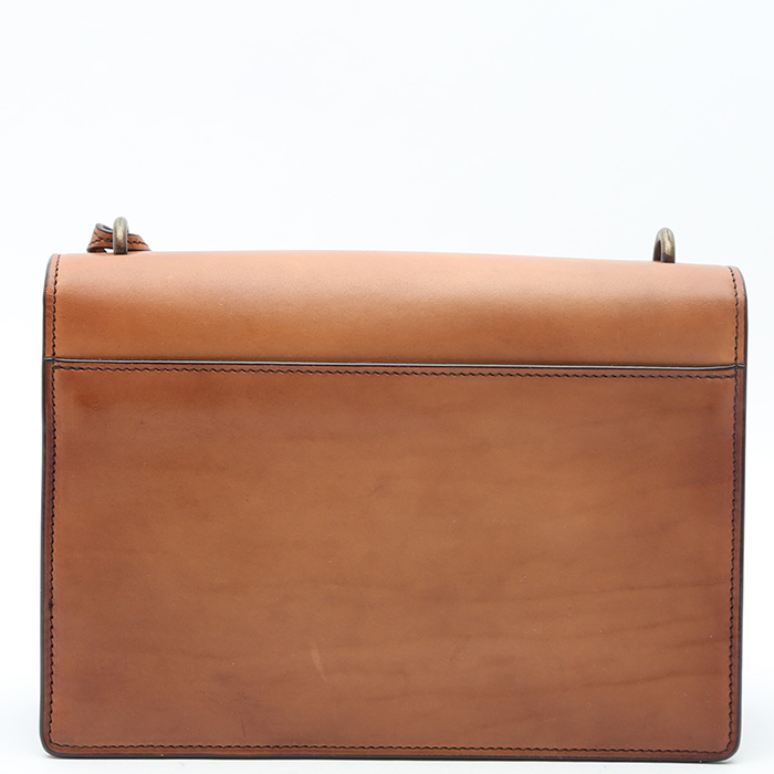 Borsa a tracolla Saint Laurent  Sunset in pelle marrone - Detail D7