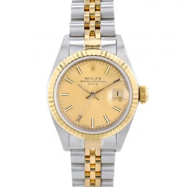 Orologio Rolex Lady Oyster Perpetual Date in oro e acciaio Ref: Rolex - 69173  Circa 1985