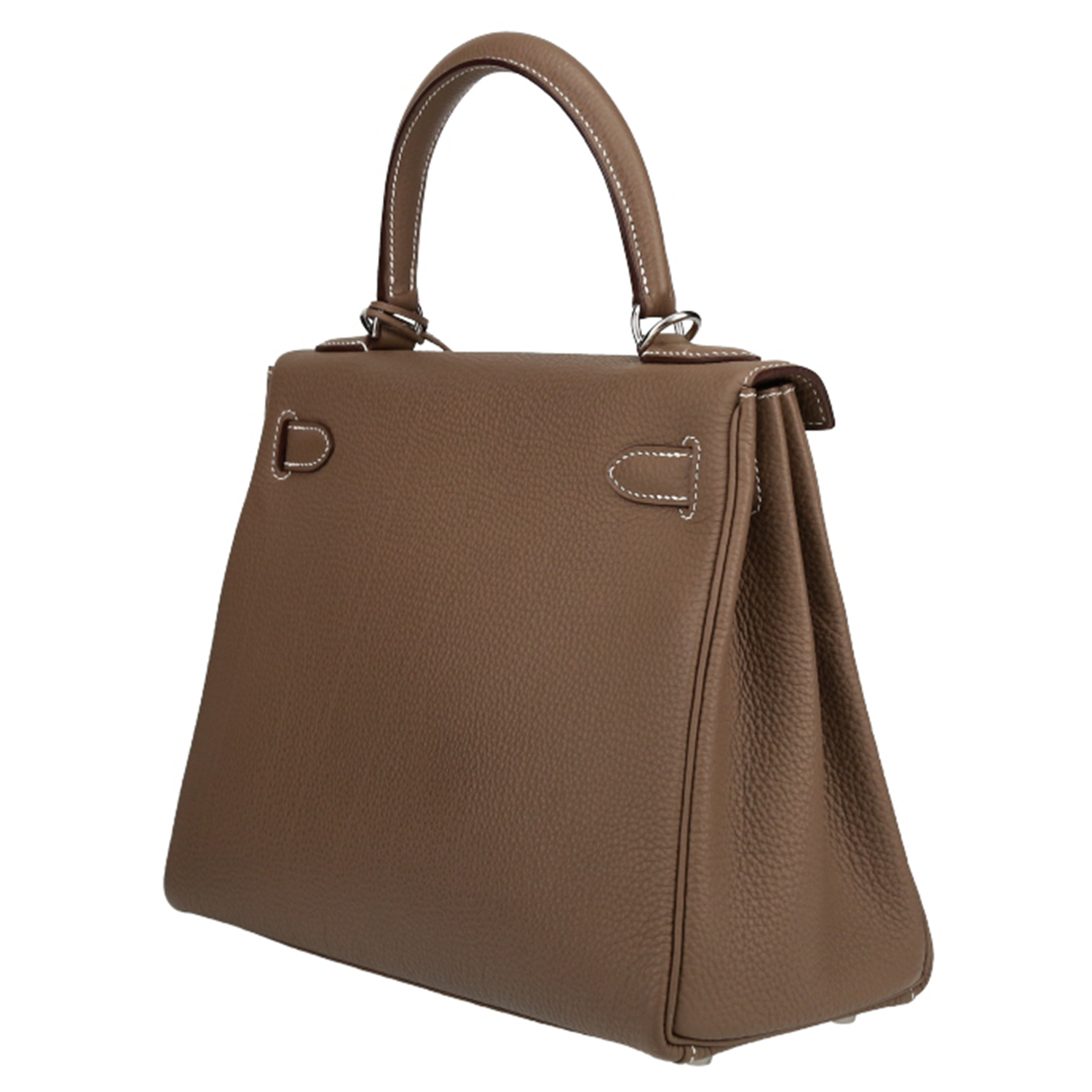 Sac à main Hermès  Kelly 28 cm en cuir togo étoupe - Detail D5