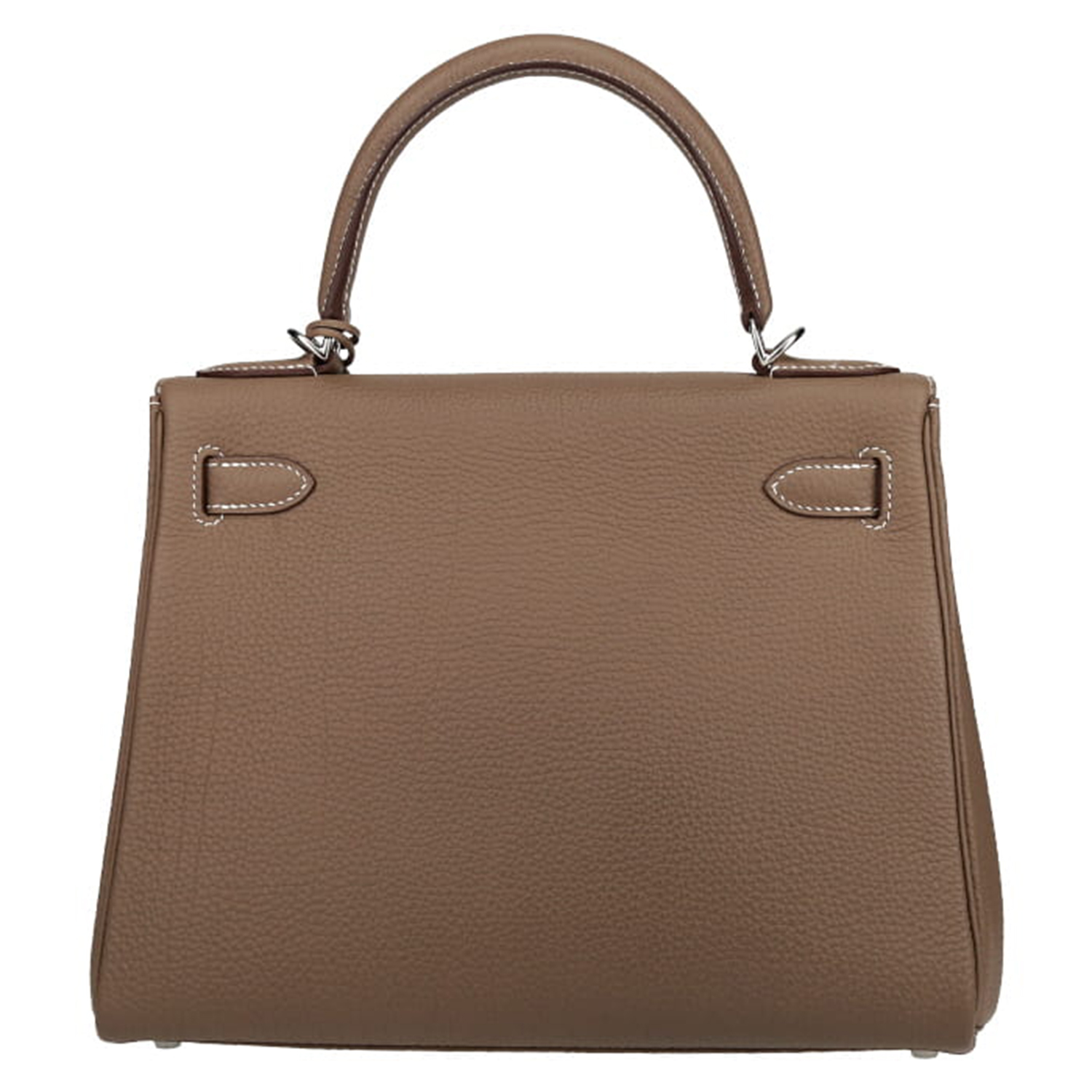 Sac à main Hermès  Kelly 28 cm en cuir togo étoupe - Detail D7
