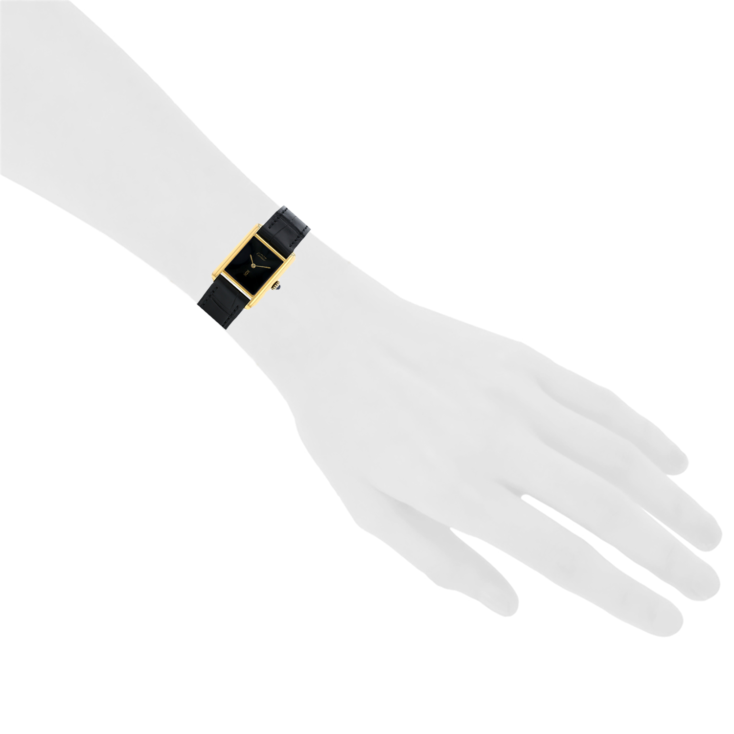 Cartier Tank Must  in vermeil Circa 1990 - Detail D1