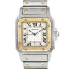 Reloj Cartier Santos Galbée de oro amarillo y acero Ref: Cartier - 1566  Circa 1990 - 00pp thumbnail
