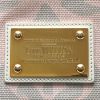 Shopping bag Louis Vuitton  Tahitienne in tela rosa e pelle bianca - Detail D1 thumbnail