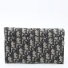 Borsa a tracolla Dior  Wallet on Chain in tessuto a monogramma Oblique blu - Detail D7 thumbnail
