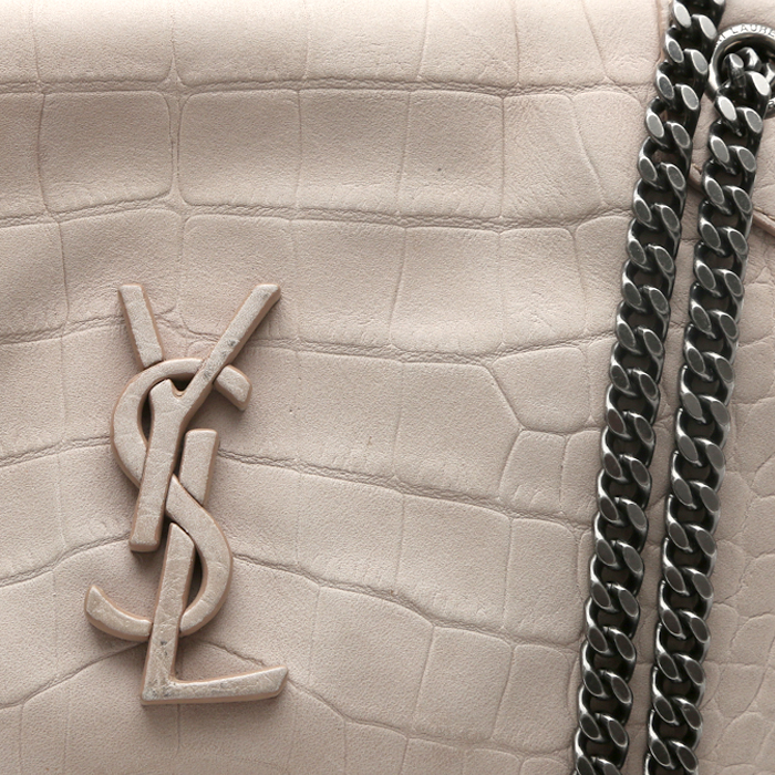 Sac bandoulière Saint Laurent  Niki Baby petit modèle  en cuir beige - Detail D1