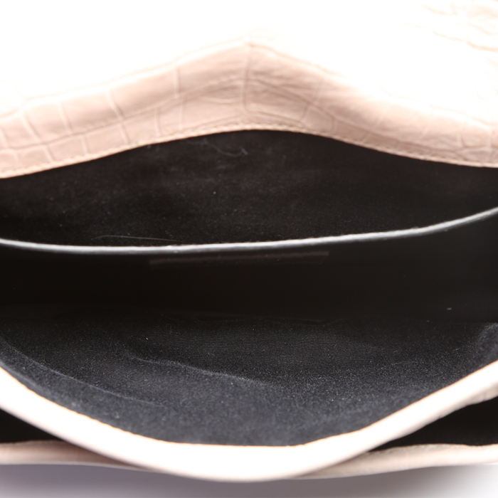 Sac bandoulière Saint Laurent  Niki Baby petit modèle  en cuir beige - Detail D2