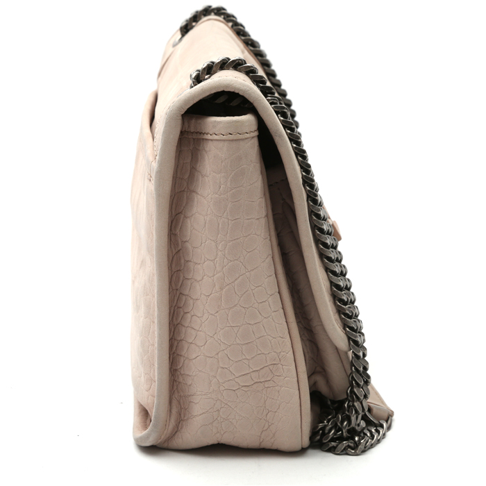 Borsa a tracolla Saint Laurent  Niki Baby modello piccolo  in pelle beige - Detail D6