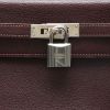 Sac à main Hermès  Kelly 25 cm en chevre bordeaux - Detail D1 thumbnail