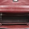 Sac à main Hermès  Kelly 25 cm en chevre bordeaux - Detail D2 thumbnail