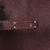 Sac à main Hermès  Kelly 25 cm en chevre bordeaux - Detail D4 thumbnail