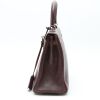 Sac à main Hermès  Kelly 25 cm en chevre bordeaux - Detail D7 thumbnail