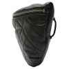 Bolsito-cinturón Chanel  Pochette ceinture en cuero granulado acolchado negro - Detail D5 thumbnail
