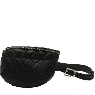 Pochette-cintura Chanel  Pochette ceinture in pelle martellata e trapuntata nera