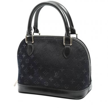 Alma bb leather mini bag Louis Vuitton Black in Leather - 17963902