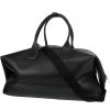Bottega Veneta   weekend bag  in black leather - 00pp thumbnail