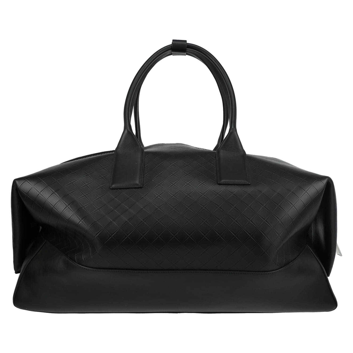 Bottega Veneta   weekend bag  in black leather - Detail D2