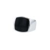 Chaumet  ring in white gold and onyx - 00pp thumbnail