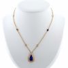Cartier  necklace in yellow gold, diamonds and lapis-lazuli - 360 thumbnail