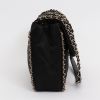 Borsa Chanel  Timeless Jumbo in raso nero - Detail D6 thumbnail