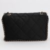 Borsa Chanel  Timeless Jumbo in raso nero - Detail D7 thumbnail