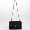 Borsa Chanel  Timeless Jumbo in raso nero - Detail D8 thumbnail