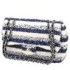 Chanel  Timeless Classic handbag  in blue and white paillette - 00pp thumbnail