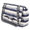 Borsa Chanel  Timeless Classic in paillettes blu e bianche - Detail D3 thumbnail