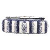 Chanel  Timeless Classic handbag  in blue and white paillette - Detail D4 thumbnail