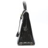 Bolso de mano Hermès  Kelly 32 cm en cocodrilo porosus negro - Detail D6 thumbnail