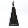 Hermès  Kelly 32 cm handbag  in black porosus crocodile - Detail D7 thumbnail