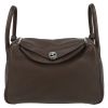 Hermès  Lindy 30 cm handbag  in brown togo leather - Detail D2 thumbnail