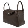 Hermès  Lindy 30 cm handbag  in brown togo leather - Detail D3 thumbnail