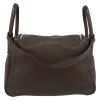 Hermès  Lindy 30 cm handbag  in brown togo leather - Detail D7 thumbnail