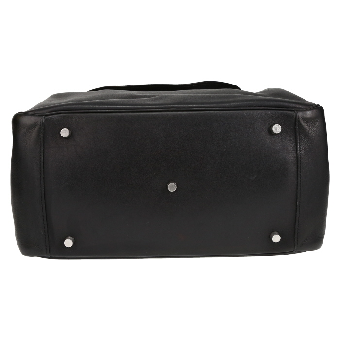 Borsa a spalla Hermès  Lindy 34 cm in swift nero - Detail D4