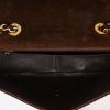 Chanel  Timeless Jumbo shoulder bag  in brown suede - Detail D3 thumbnail