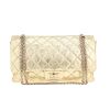 Chanel  Chanel 2.55 handbag  in gold quilted leather - 360 thumbnail