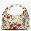 Gucci  Mors handbag  in white canvas  and beige leather - Detail D7 thumbnail
