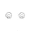 Chopard Happy Spirit earrings in white gold and diamonds - 00pp thumbnail