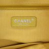 Chanel  Deauville shopping bag  in beige canvas  and yellow leather - Detail D9 thumbnail