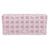 Chanel  Choco bar shoulder bag  in pink and white printed canvas - Detail D7 thumbnail