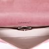 Chanel  Choco bar shoulder bag  in pink and white printed canvas - Detail D8 thumbnail