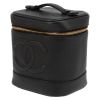 Chanel  Vanity in black grained leather - Detail D3 thumbnail