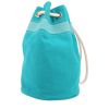 Hermès  Matelot bag worn on the shoulder or carried in the hand  in blue and white canvas - 00pp thumbnail