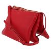 Celine  Trio shoulder bag  in red leather - Detail D3 thumbnail