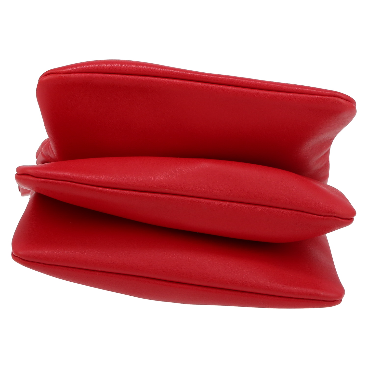 Borsa a tracolla Celine  Trio in pelle rossa - Detail D4