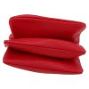 Celine  Trio shoulder bag  in red leather - Detail D4 thumbnail