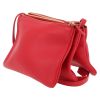 Celine  Trio shoulder bag  in red leather - Detail D5 thumbnail