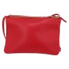 Celine  Trio shoulder bag  in red leather - Detail D7 thumbnail