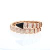 Bulgari Serpenti Viper bracelet in pink gold, diamonds and onyx - 360 thumbnail