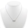 Tiffany & Co Infinity necklace in platinium and diamonds - 360 thumbnail